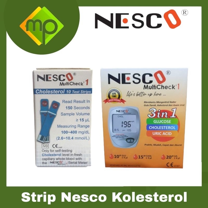 Strip Nesco Kolesterol  Refill Nesco Kolesterol  Isi Ulang Nesco Kolesterol