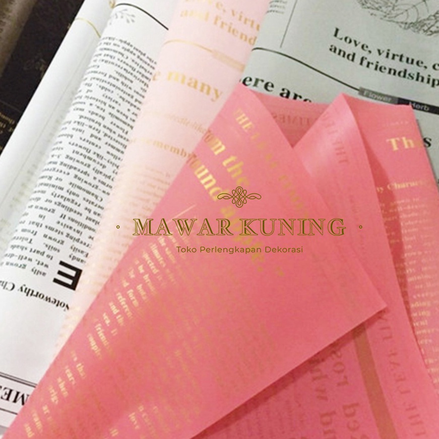 

KF7 2 Lembar Cellophane News Paper Color ARWF