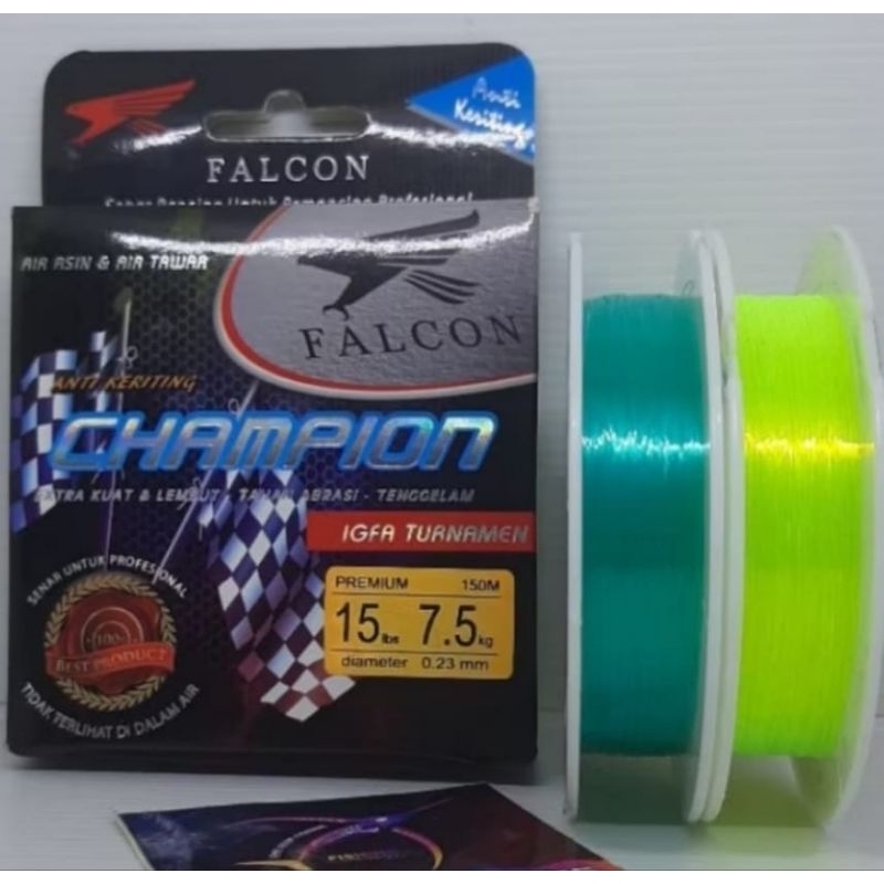 Senar pancing anti keriting Falcon Champion