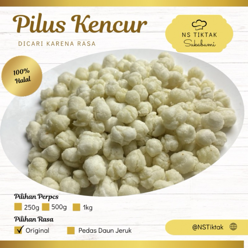 

Tiktak Kencur/Pilus Kencur Renyah 150gram, 500gram, 1kg -NS Tiktak