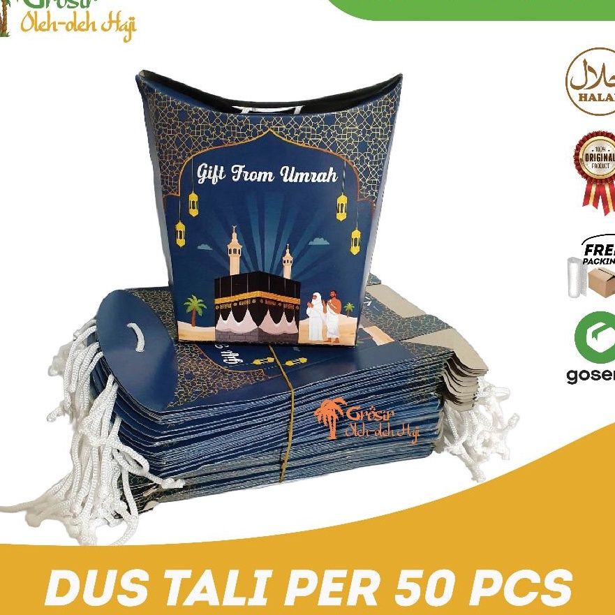 

Wow Dus Tali Jinjing Kosong Oleh Oleh Haji dan Umroh Paket per 5 pcs