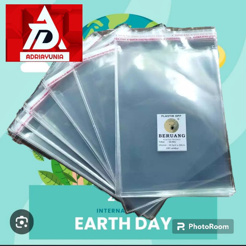 Plastik Opp 14,5 x 20 Roti-Undangan - Plastik Opp 14.5 x 20 Souvenir - Plastik Opp 14,5x20 cm seal