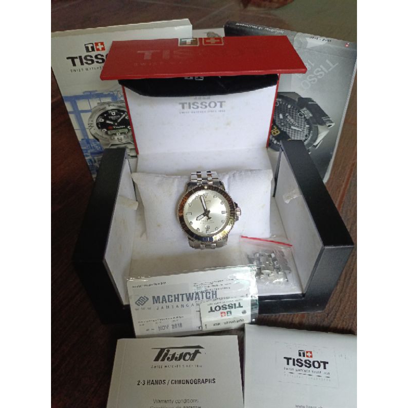 Jam Tangan Tissot Seastar 1000 Powermatic 80 Silver