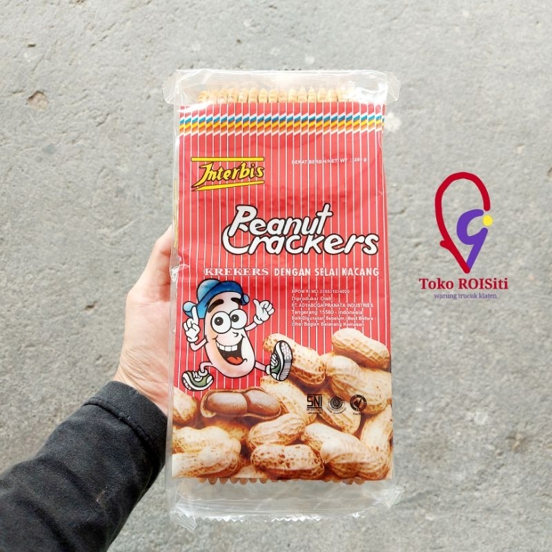 

(TRS) interbis peanut crackers krekers selai kacang gratis packing kardus