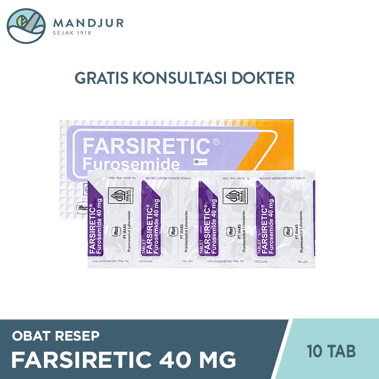 Farsiretic 40 mg 10 Tablet