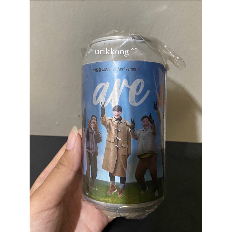 2D1N Anniversary Epty Can and Post Card Kim Seon Ho (2D1N, Miima Mask, Everwhite)m