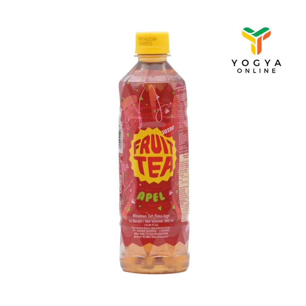 

Sosro Fruit Tea Apple 500 Ml Minuman Teh