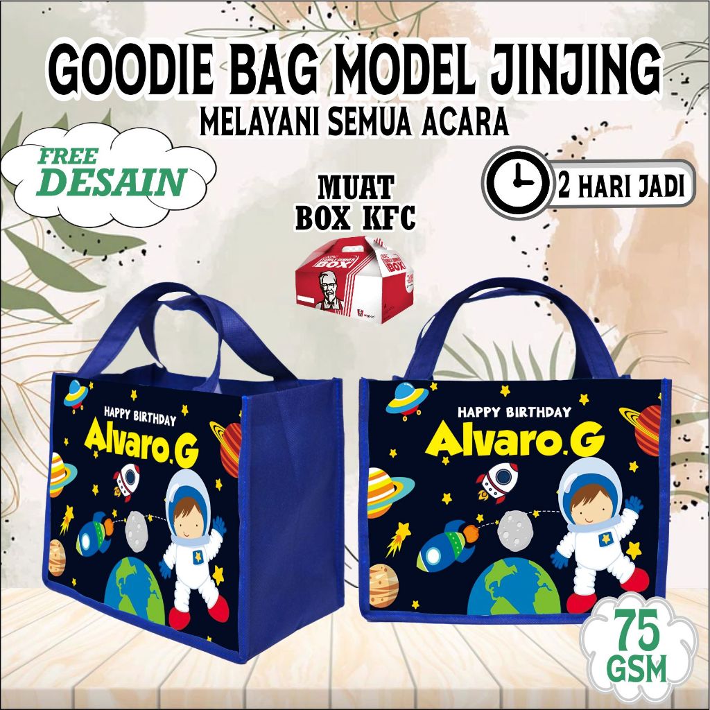 

TAS ASTRONOT KFC/goodie bag ulang tahun anak/tas souvenir ulang tahun anak/goodie bag/souvenir ulang tahun/tas goodie bag