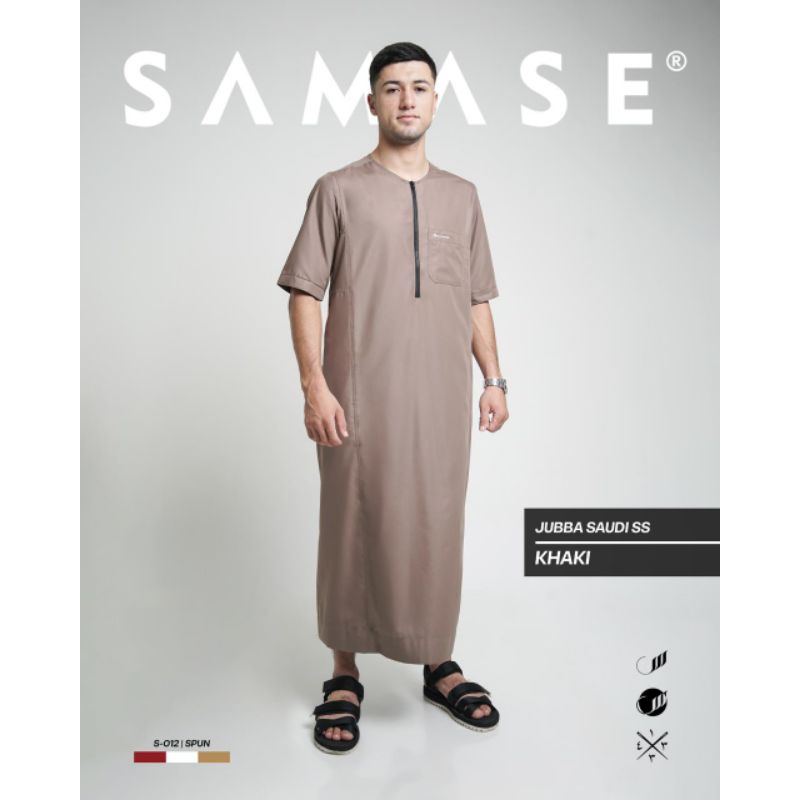 JUBAH SAUDI GAMIS PRIA SAMASE S012 LS SPUN
