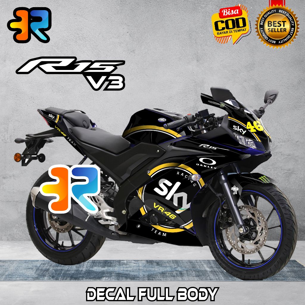 Decal R15 V3 Full Body Variasi Desain SKY