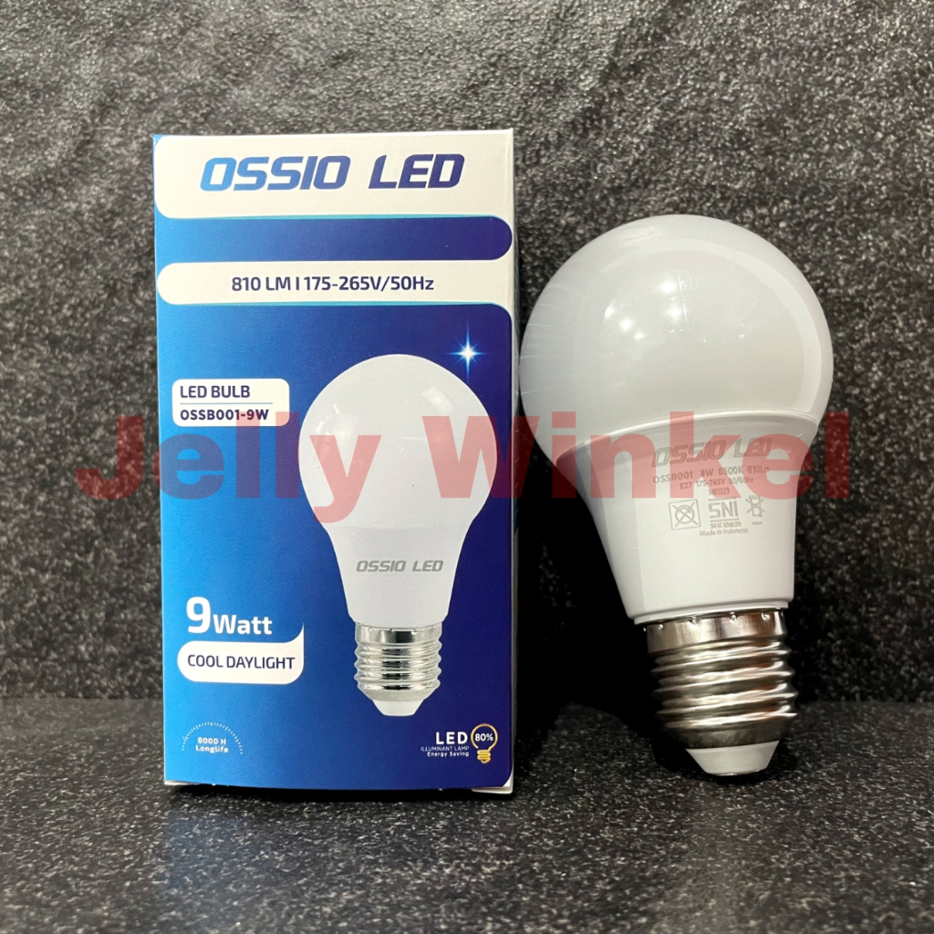 Ossio Lampu Led 9W 6500K Putih