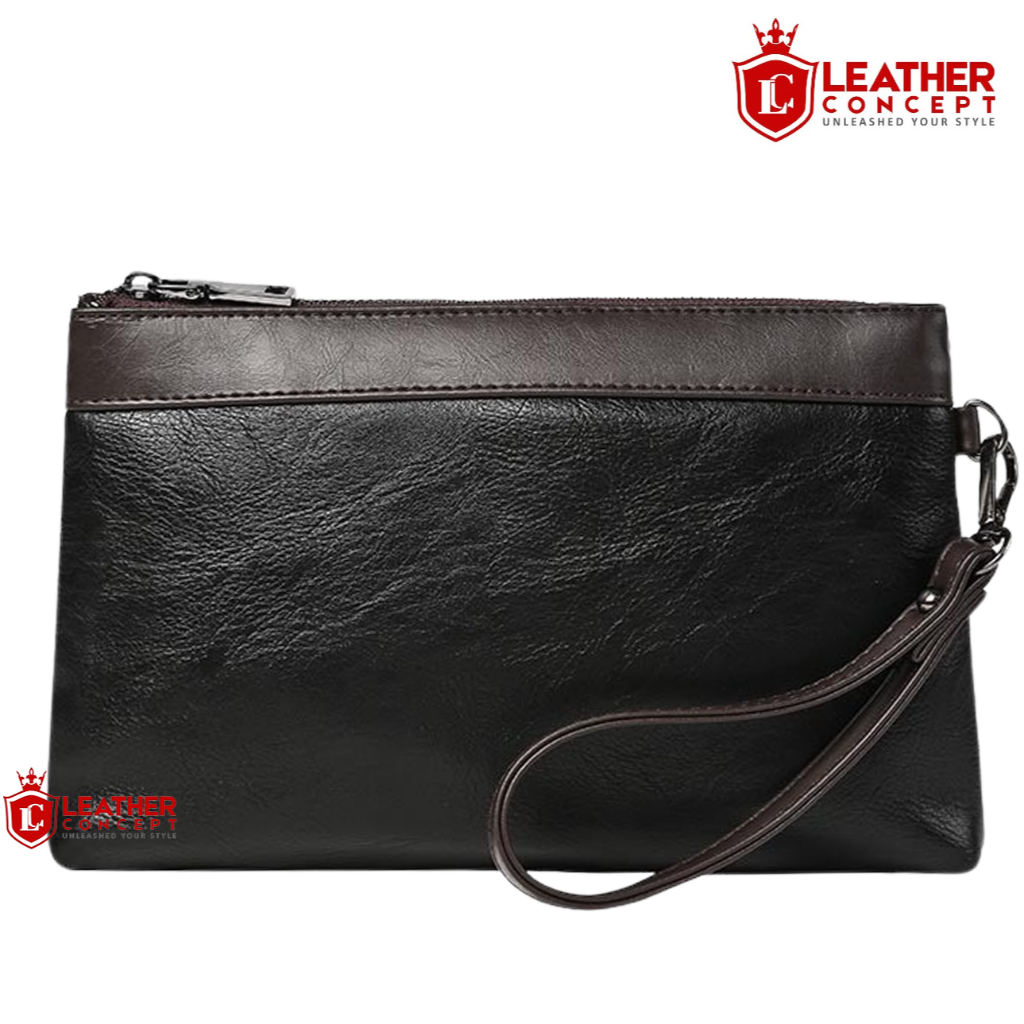 LEATHER CONCEPT Tas Tangan Pria - Clutch Pria (LOTUS)