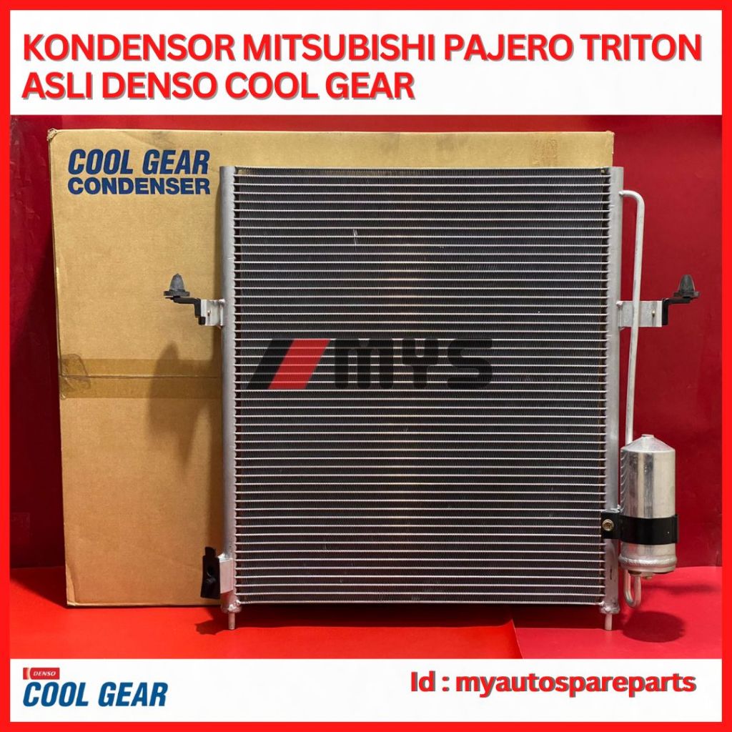 CONDENSOR AC Mobil MITSUBISHI Pajero Triton KONDENSOR ASLI DENSO COOL GEAR
