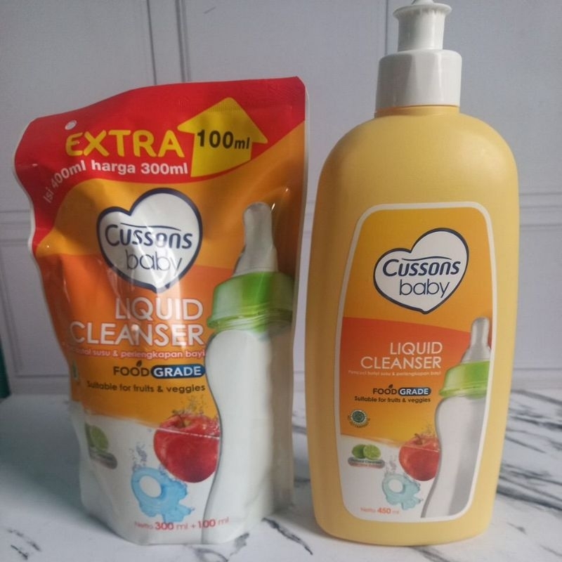 Cussons Baby Liquid Cleanser Pencuci Botol Susu & Perlengkapan Bayi