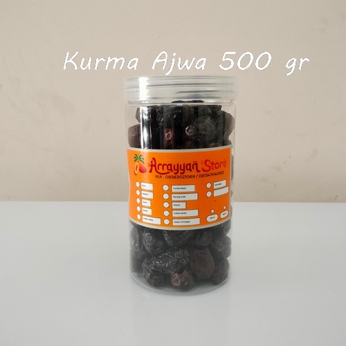 

Kurma Kurma Ajwa, Kurma Nabi, Kurma Madinah, Kemasan Repack 500 gr