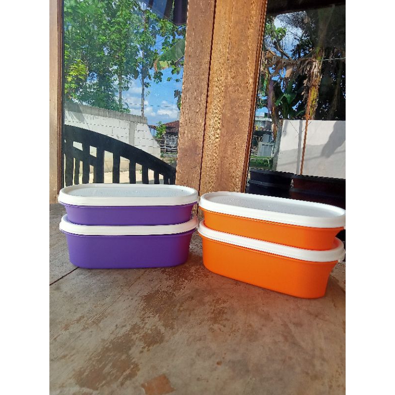 Tempat makan MM OVAL /  kotak bekal bestie / treasure Tupperware 1pcs