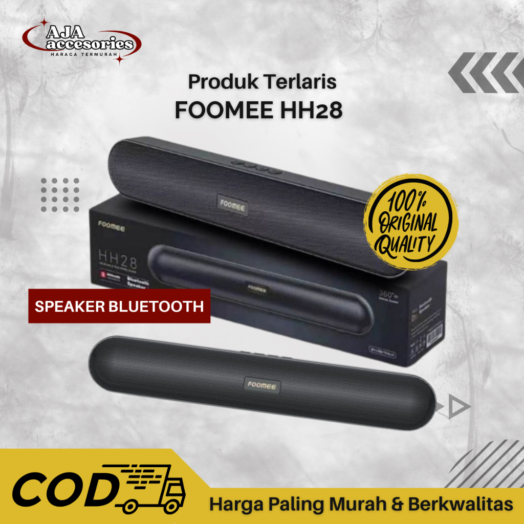Speaker Foomee HH28 bluetooth original - foomee hh18