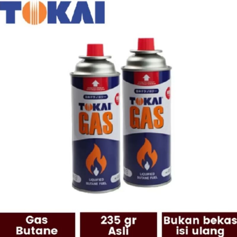 Gas kompor portabel tokai / gas camping portabel / gas tabung serbaguna (bukan Refill)