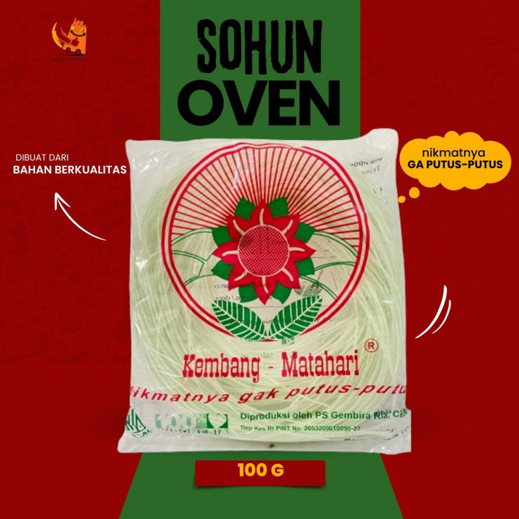 

Sohun Kembang Matahari 100g / Sohun Premium Lembut dan Kenyal