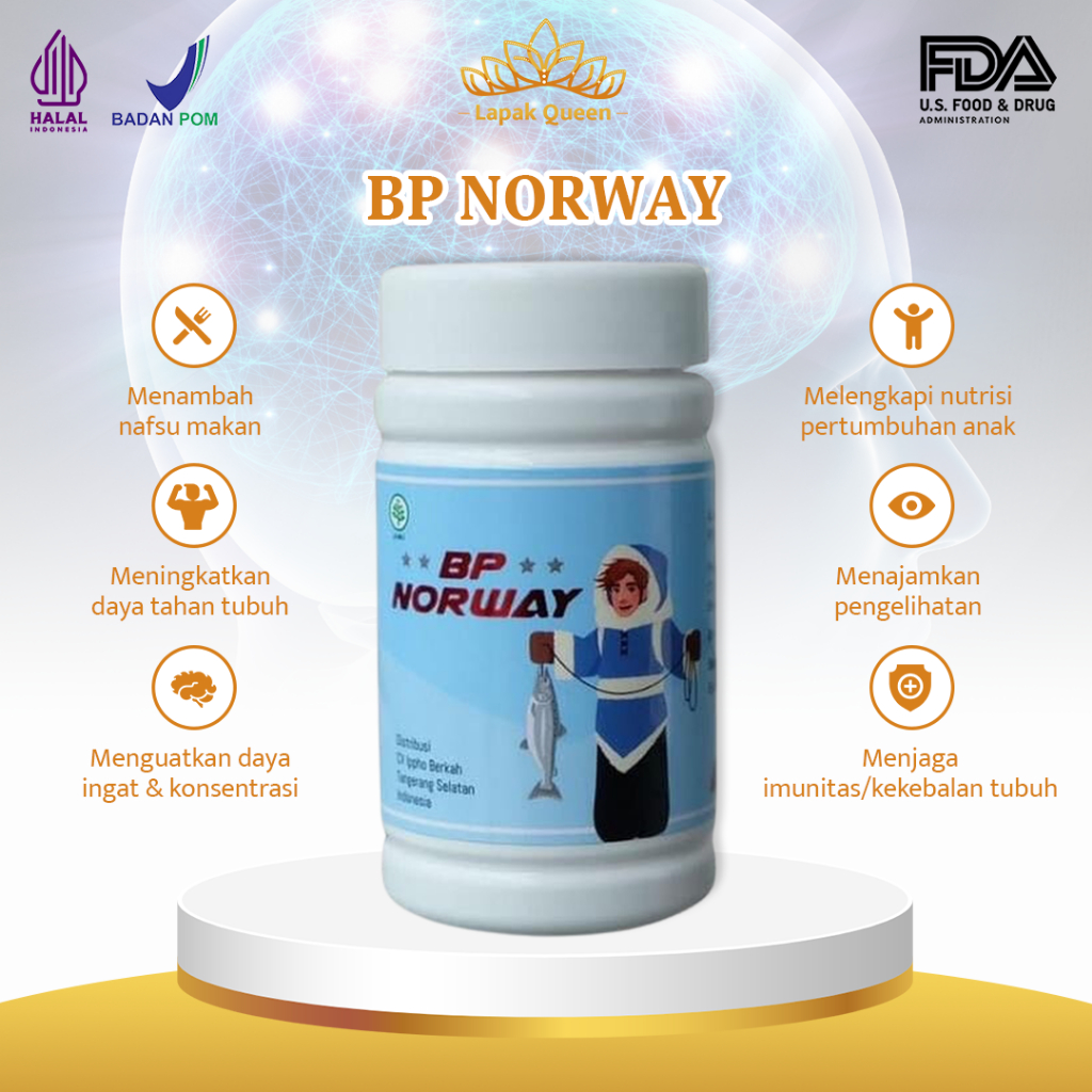 BP Norway British Propolis Suplemen Minyak Ikan Anak Dewasa Menyehatkan Melengkapi Nutrisi Tubuh