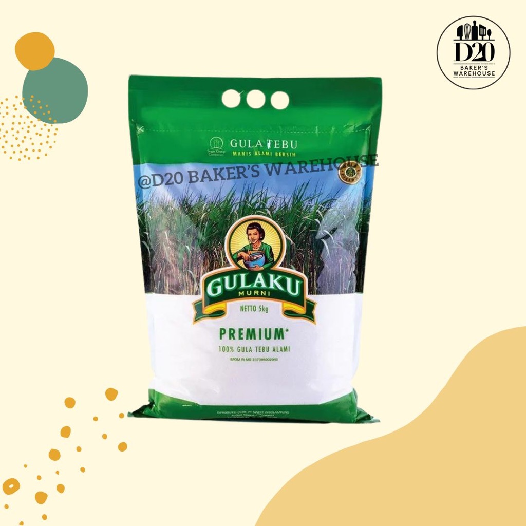 

Gulaku Hijau Gula Pasir Tebu Premium 5kg