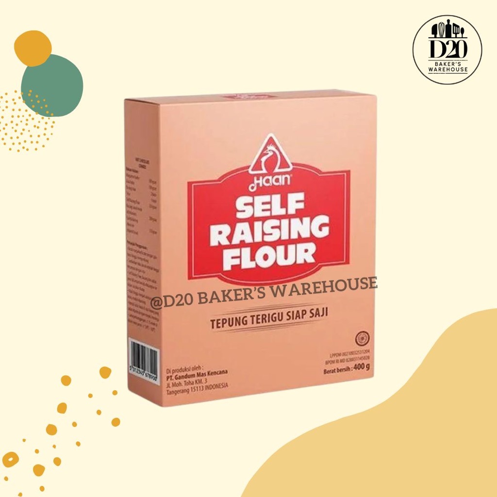 

Haan Self Raising Flour 400gr