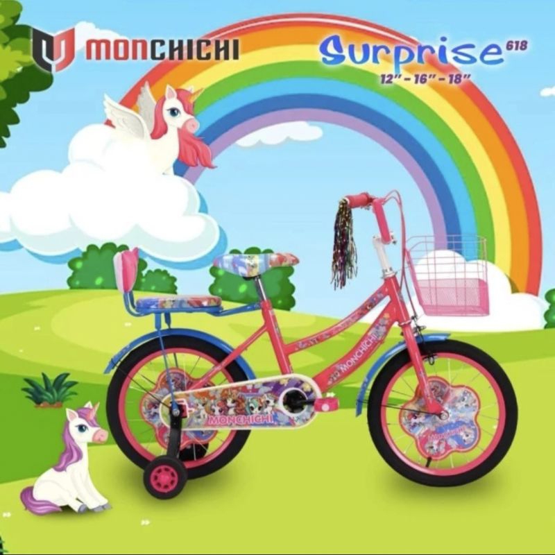 sepeda anak mini 16 inch monchichi