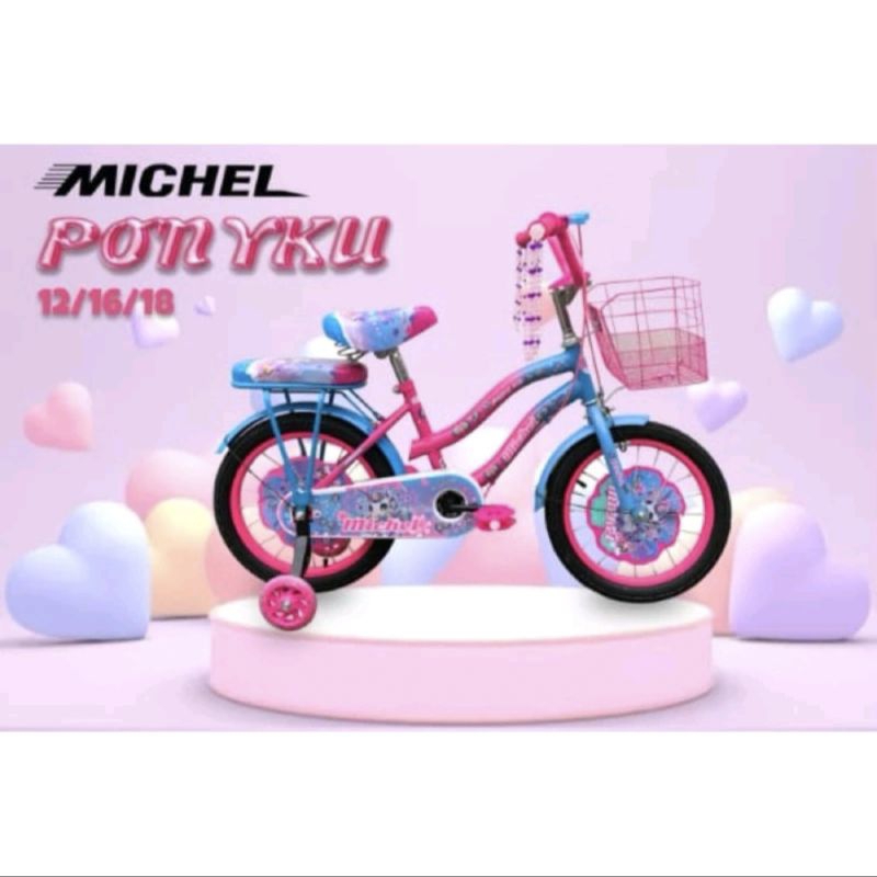 sepeda anak mini 12 inch michel ponyku