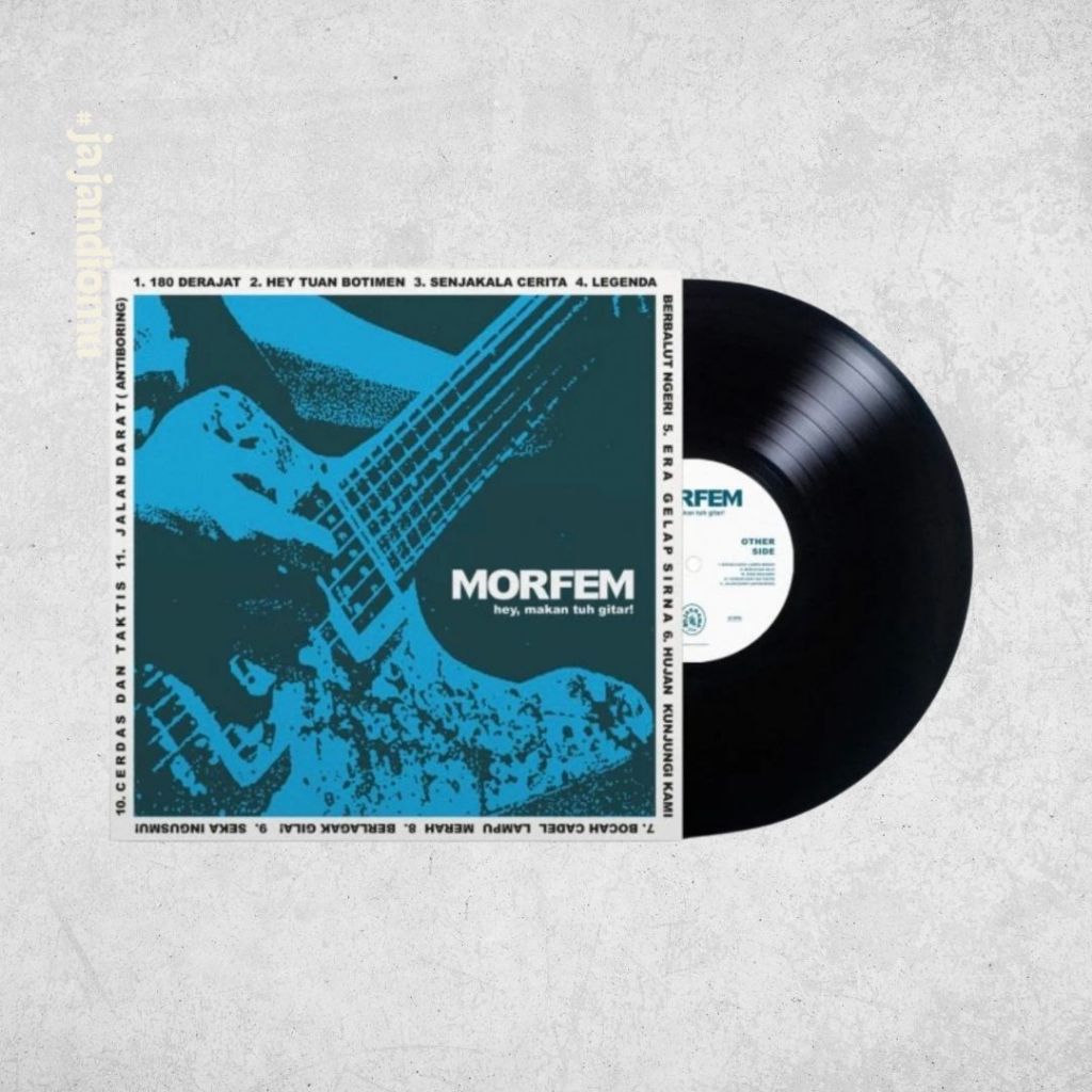 VINYL MORFEM - HEY, MAKAN TUH GITAR BLACK