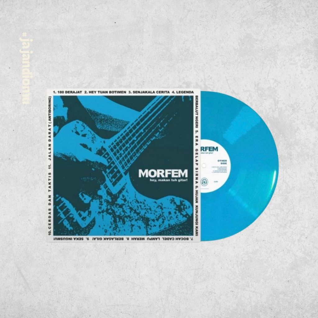 VINYL MORFEM - HEY, MAKAN TUH GITAR BLUE