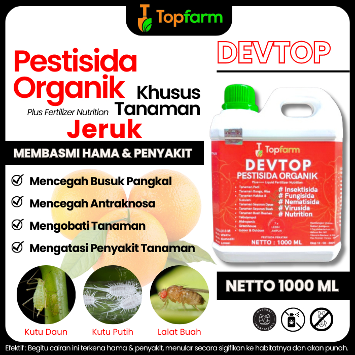 Obat Semprot Hama Daun Jeruk / Obat Hama Tanaman Jeruk / Obat Hama Jeruk Lemon / Obat Hama Jeruk Bal