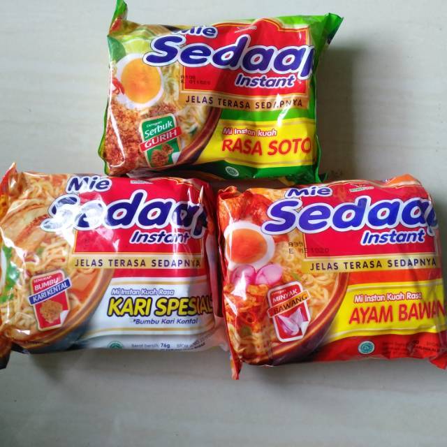 

Mie Sedaap Instan Kuah & Goreng Mie Sedap All Varian / Mie Instan / Mie Sedap Goreng / Mie Sedap Kuah