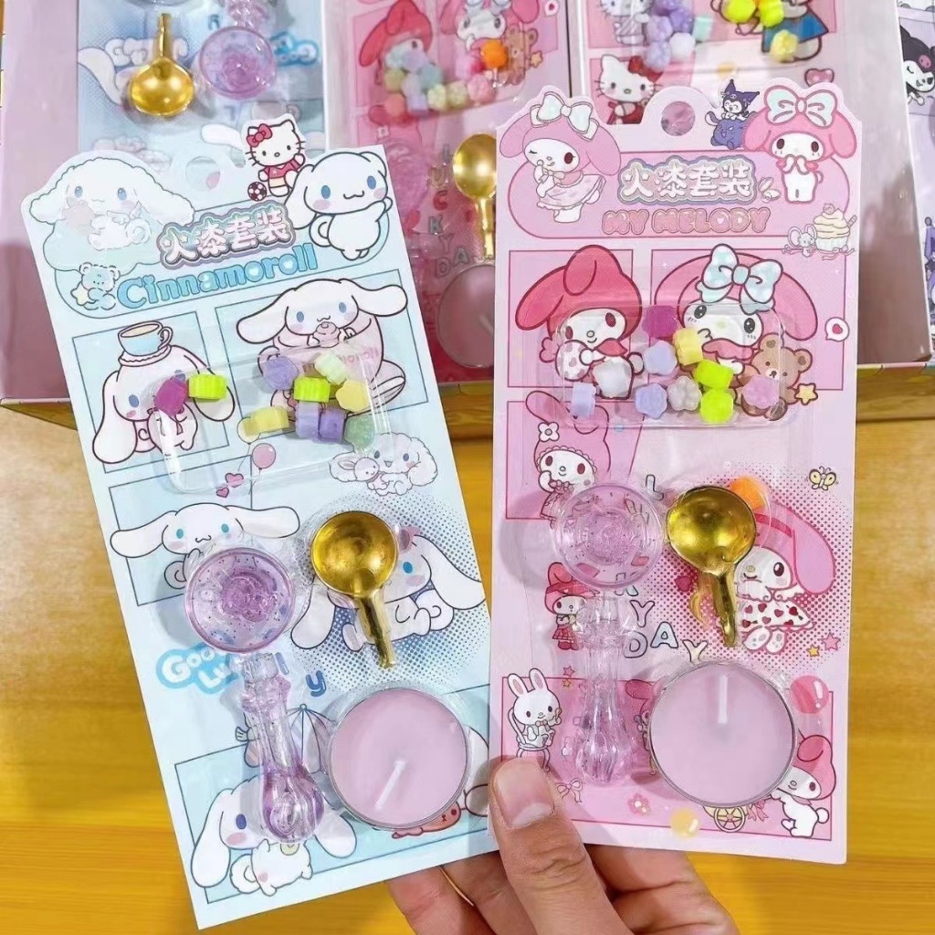 

Stempel Lilin Sanrio DIY - Cap segel lilin - 1 Set Lucu - Mainan anak