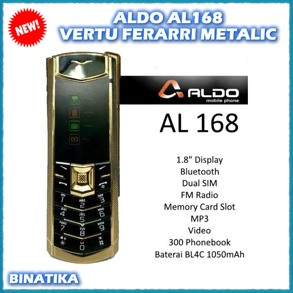 HP ALDO AL168 VERTU FERARRI METALIC