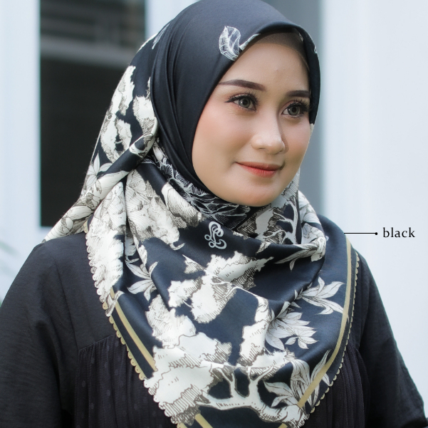Hijab Printing Segi Empat Scarf Diorama Linalivia