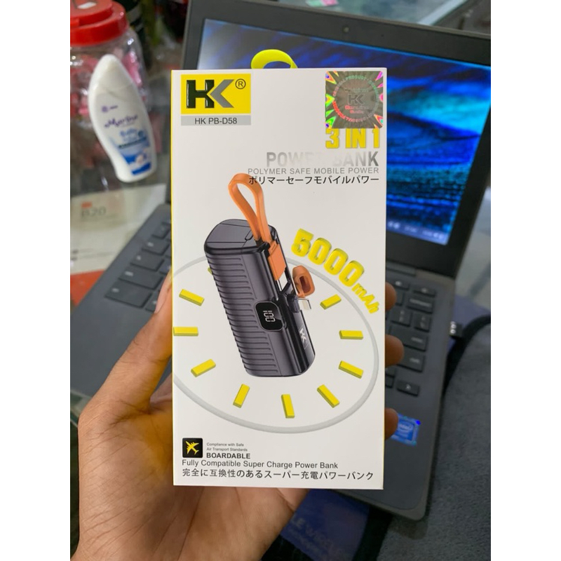 jual Powerbank HK PB-D58 5000mAH