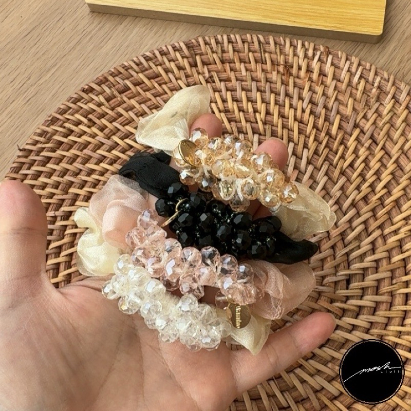 scrunchie KAMINO ORIGINAL / scrunchie korea / scrunchie import / ikatan rambut korea / iketan rambut
