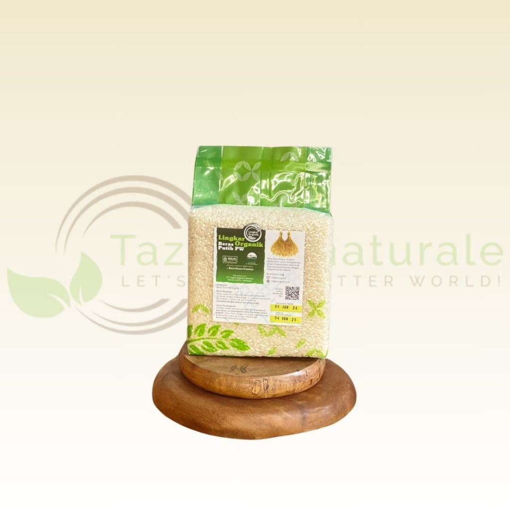 

Beras Organik Pandan Wangi Pack 1kg - Lingkar Organik