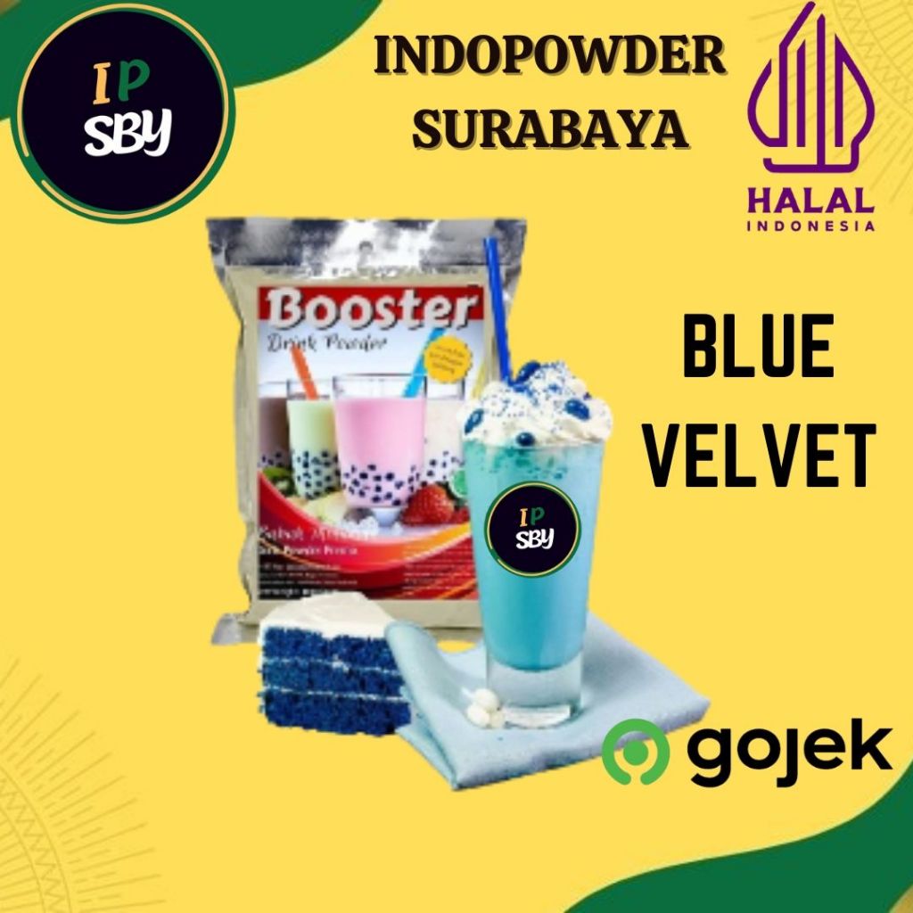 

IPSBY | Bubuk Minuman BLUE VELVET 1KG | Powder BLUE VELVET 1KG | Bubuk BLUE VELVET | INDOPOWDER BOOSTER | 1