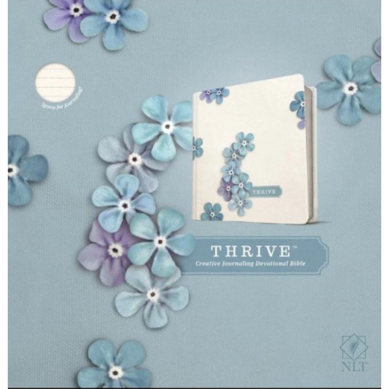 NLT THRIVE Creative Journaling Devotional Bible (Hardcover)