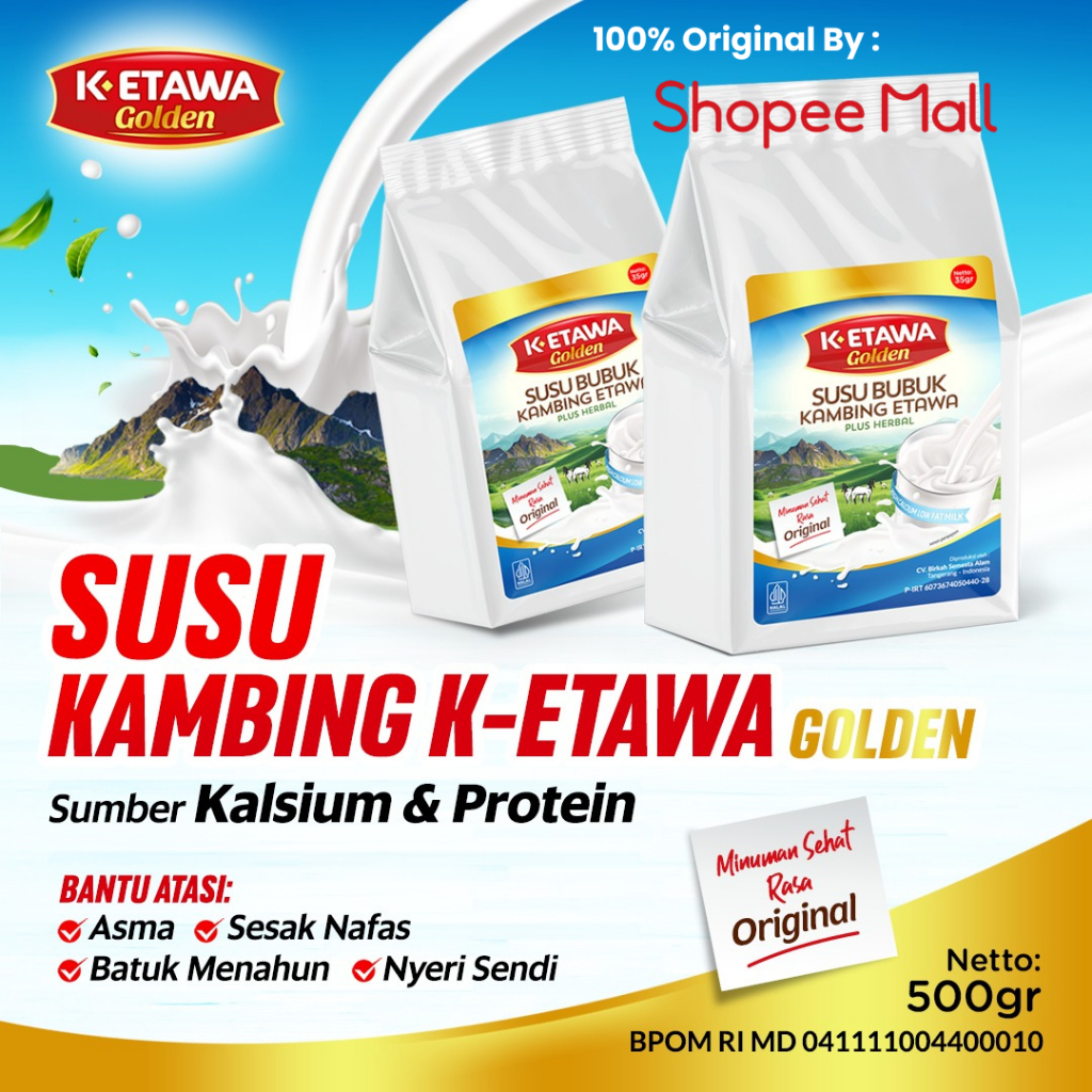 

Susu kambing Etawa Original 500Gr