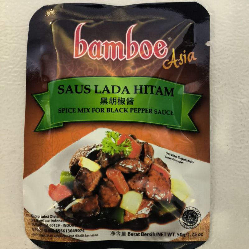 

Bamboe Bumbu Rasa Saus Lada Hitam 50gr