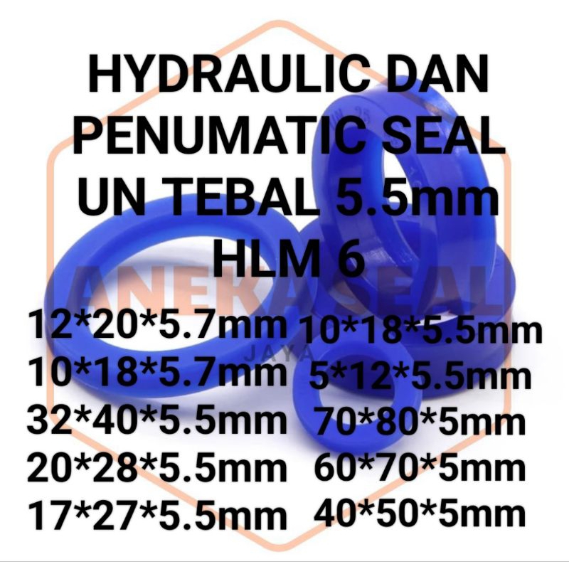 SEAL UN 12×20×5.5mm HLM 6 HYDRAULIC DAN PENUMATIC SEAL