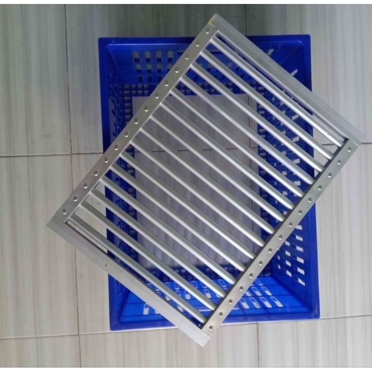 KODE R74I SORTIRAN LELE ALUMUNIUM KERANJANG SORTIR LELE ALAT SORTIR IKAN LELE BAK SORTIR LELE EMBER 