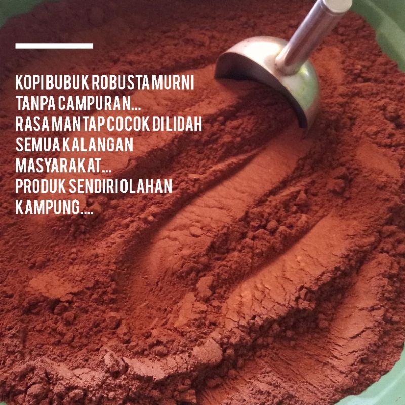 

kopi bubuk robusta rasa gurih pahitnya pas