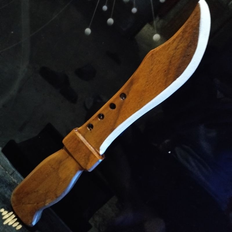 Belati Kayu Jati Alat Untuk Peraga Latihan Silat Beladiri/Belati Silat Beladiri/Belati PSHT l/Belati