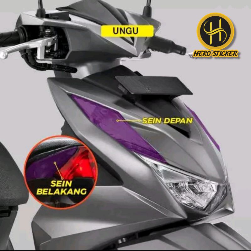 Stiker Lampu Sein Beat Deluxe 2020-2023 | Stiker Lampu Sein Beat Deluxe | Stiker Pelindung