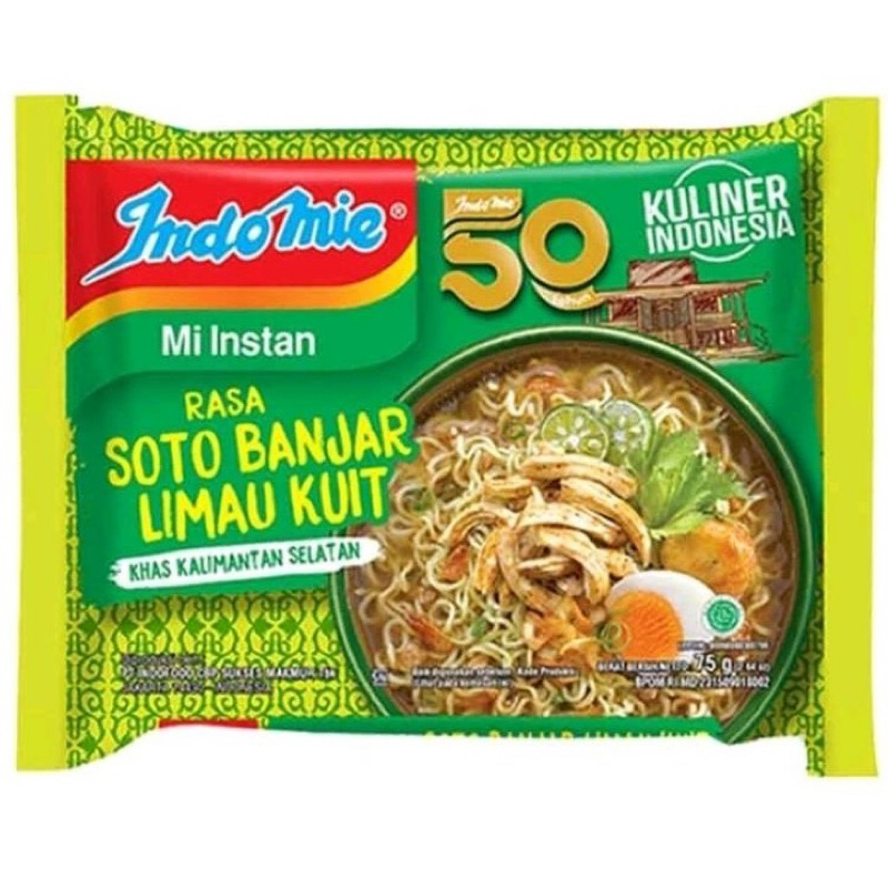 

Paket 5pcs Indomie soto banjar limau kuit Khas Kalimantan
