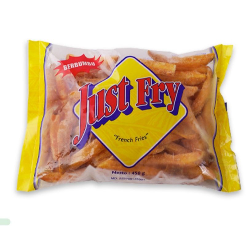 

JUST FRY French Fries Seasoned/Berbumbu 450gr