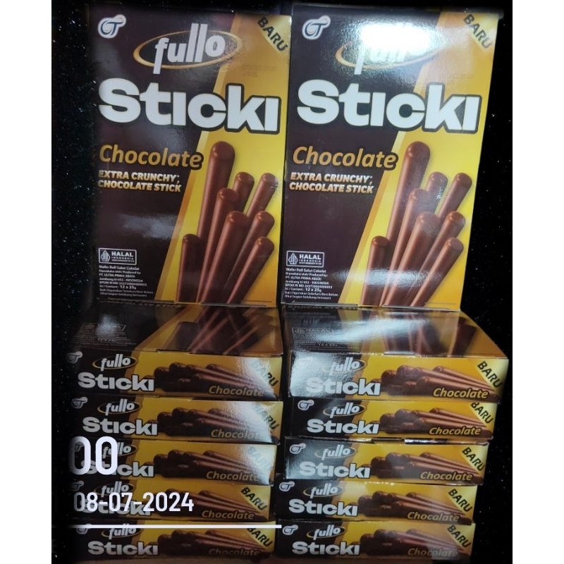 

RN_FROZEN - FULLO Sticki Chocolate Extra Crunchy Chocolate Stick 25gr (1Box Isi 12's)